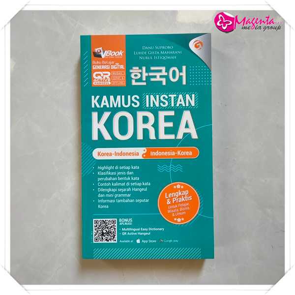 Jual BUKU BELAJAR BAHASA KOREA: KAMUS INSTAN KOREA LENGKAP DAN PRAKTIS ...