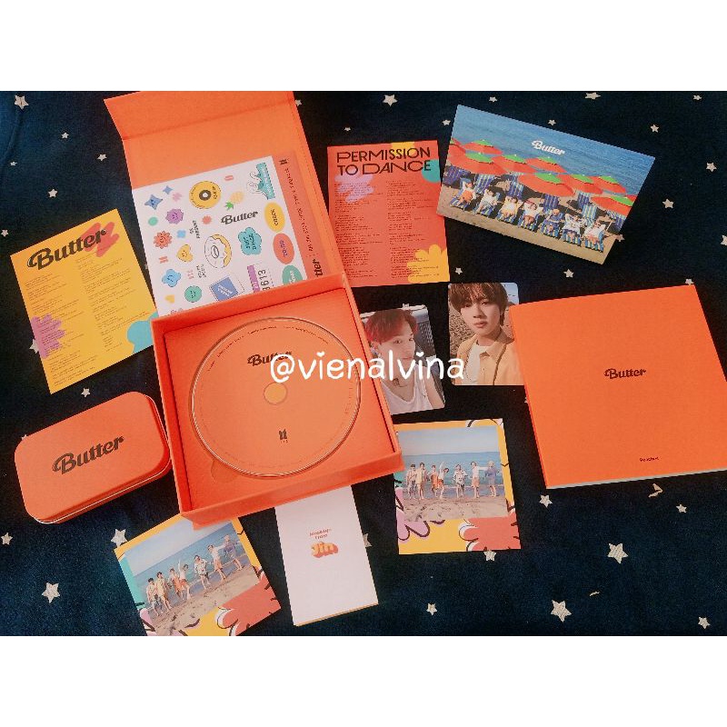 Jual ALBUM BUTTER BTS PEACHES VERSION (UNSEALD) NO POSTER Shopee