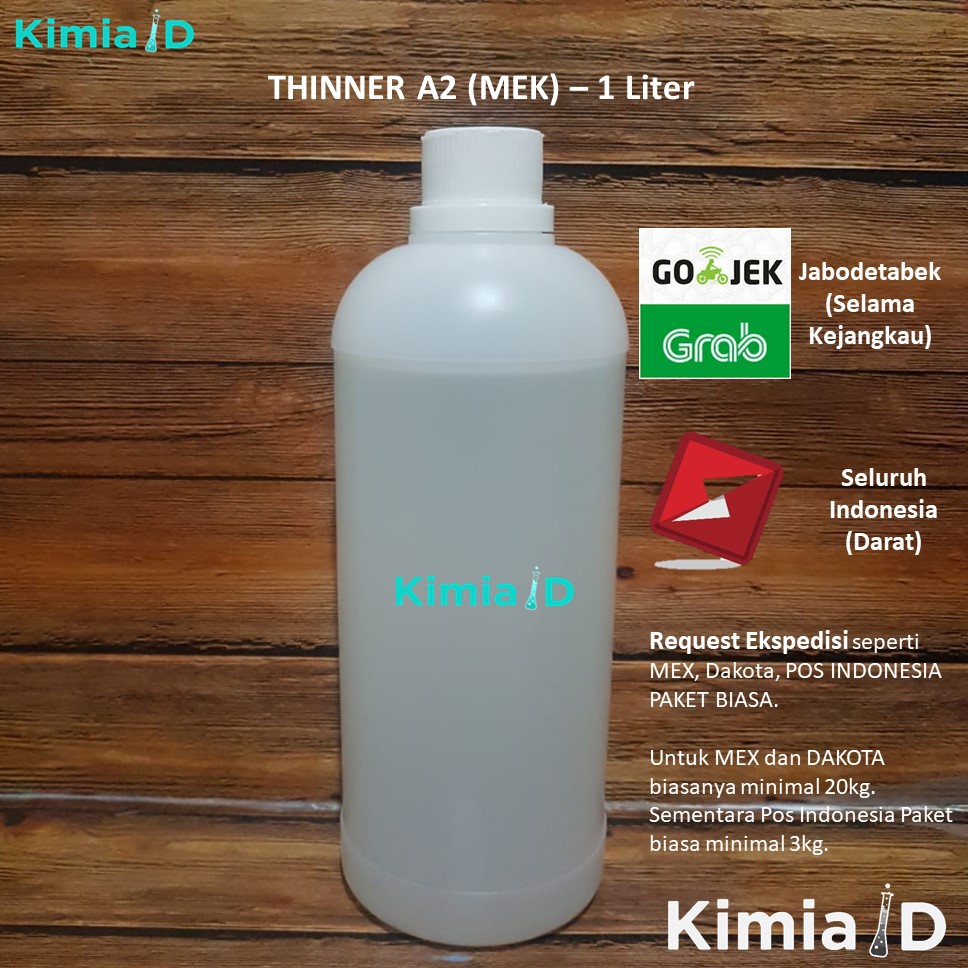 Jual Thinner MEK 1 Liter Thinner Solvent Thinner Cat Thinner