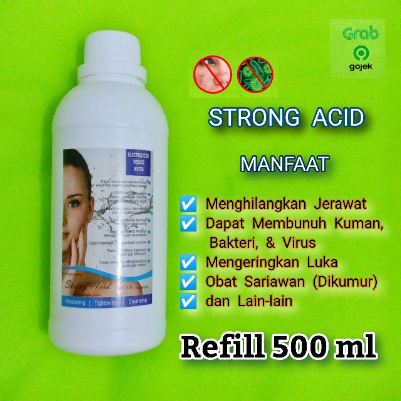 Jual Strong Acid Water ( pH 2.5 ) 500 ml | 100% Original | Shopee Indonesia