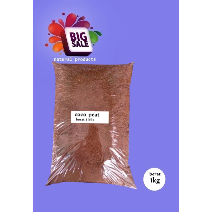 media tanaman cocopeat coco peat berat 2liter serabut kelapa