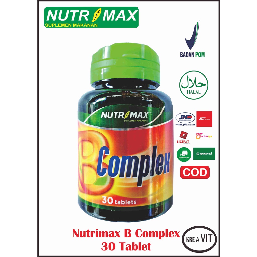 Jual NUTRIMAX B COMPLEX MEMENUHI KEBUTUHAN VITAMIN B NUTRISI OTAK DAN ...