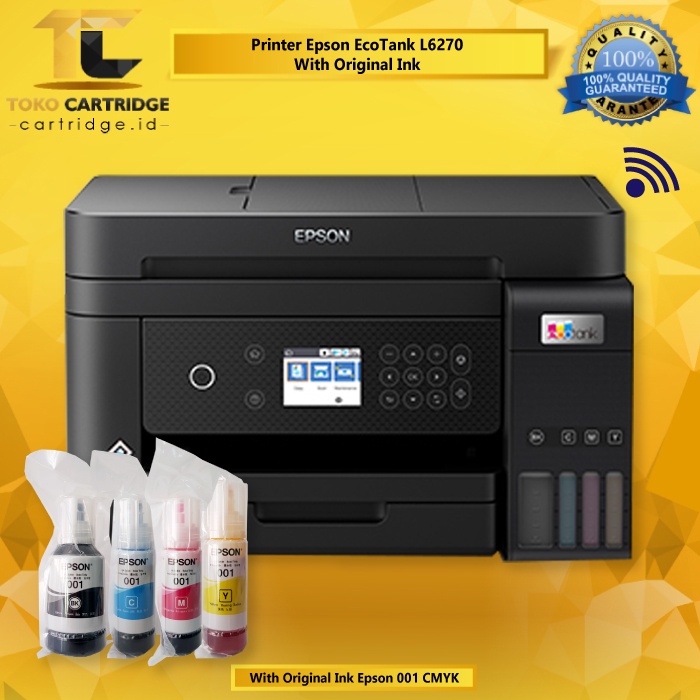 Jual Printer Epson Ecotank L6270 L 6270 L6270 A4 Wi Fi Duplex All In One Pengganti L6170 0663
