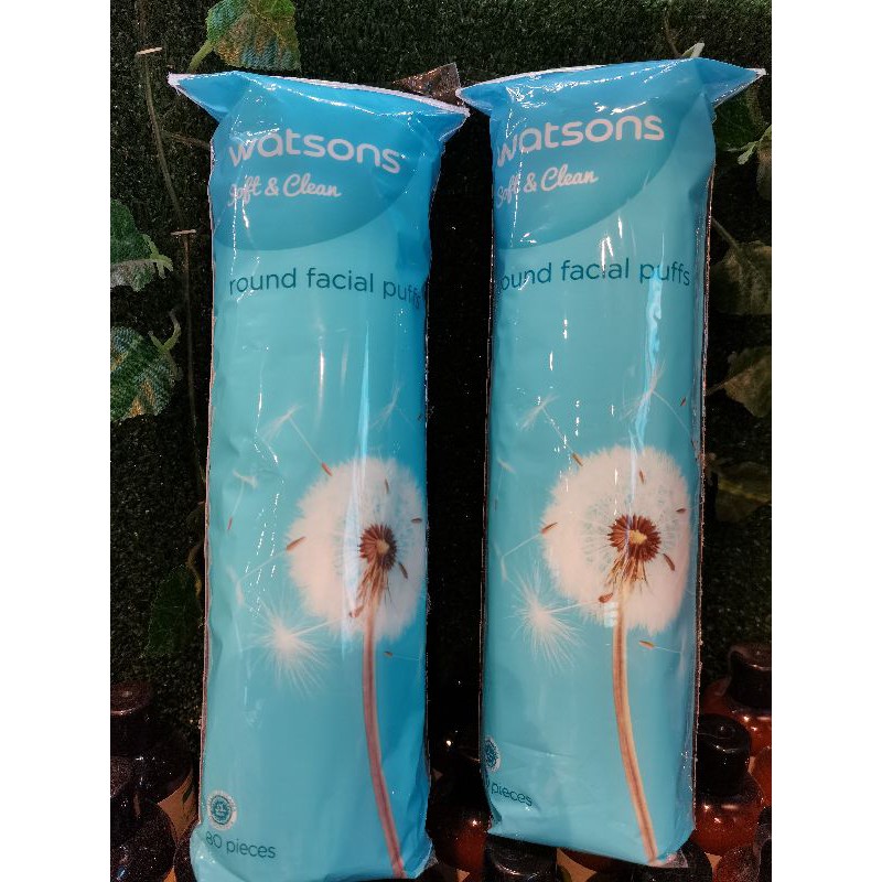 Jual watsons round puff isi 80pcs | Shopee Indonesia