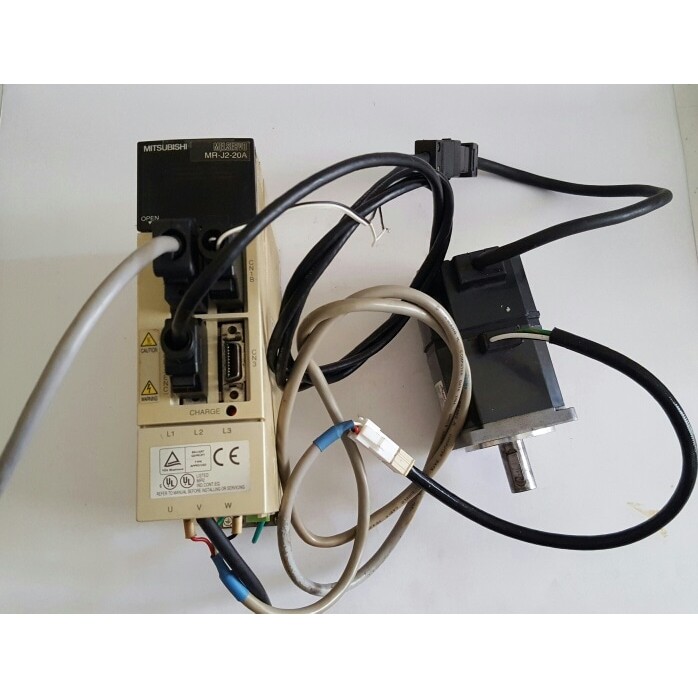 Jual AC Servo drive + motor Mitsubishi MR-J2-20A lengkap Jual AC Servo drive + motor Mitsubishi MR-J2-20A lengkap