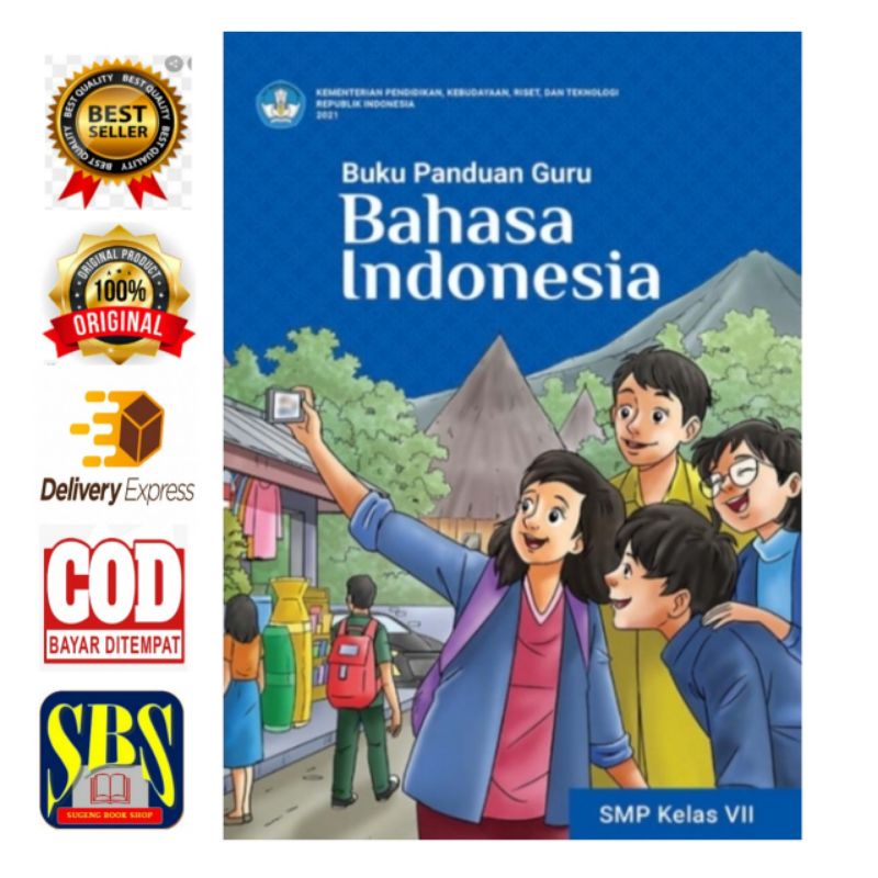 Jual Buku Panduan Guru Bahasa Indonesia SMP Kelas 7 Kurikulum Merdeka ...