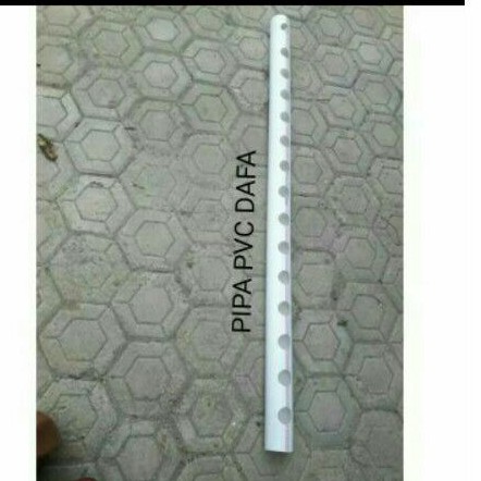 pipa hidroponik 1.5 meter uk.2.5inchi maksimal 15 lubang bisa request                              .