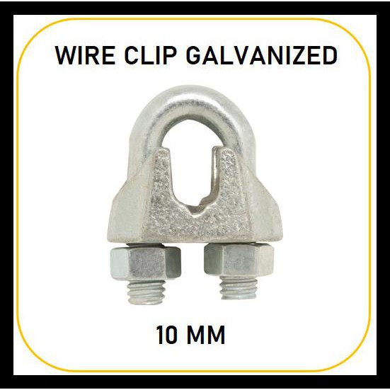 Jual Jual Wire Clip Galvanized 10 Mm Klem Sling Kuku Macan Clamp