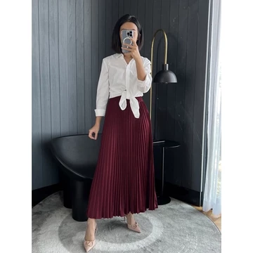 GLITTEN THE LABEL ROK Plisket MAYUNG Panjang Rok Plisket Premium Rok Plisket Rok Mayung Pleats