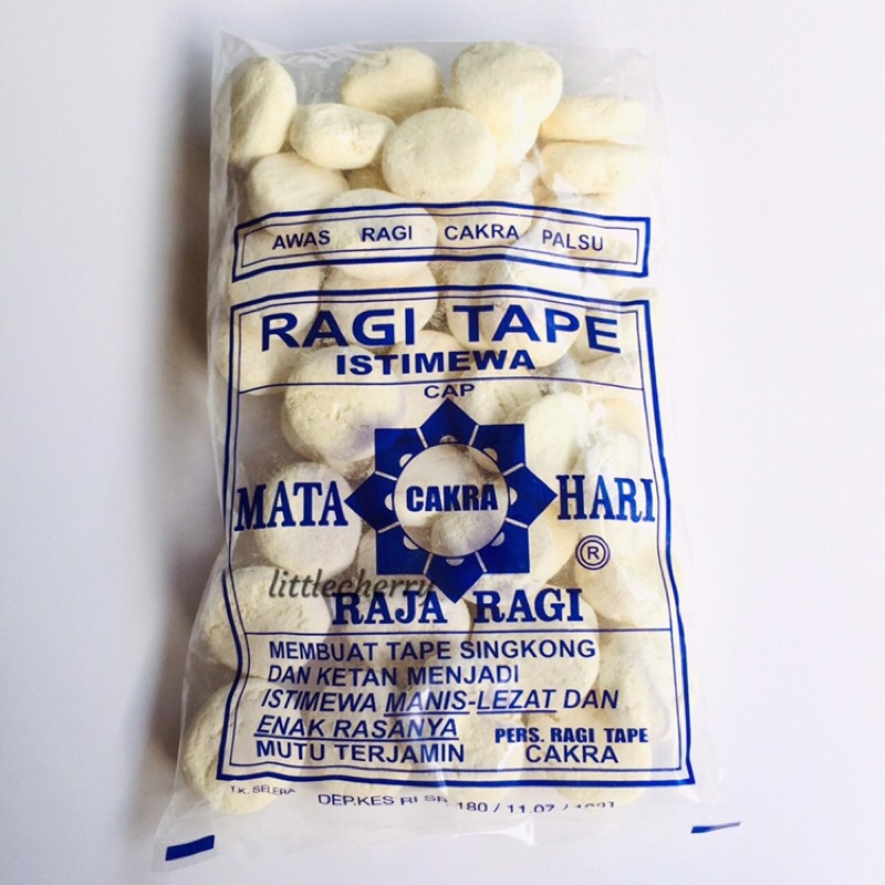 Jual (50biji) Ragi Tape Cap Matahari Cakra Tapai Singkong Ketan Peuyeum