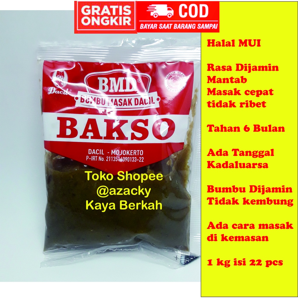 Jual Bumbu Kuah Bakso Dan Pentol Dari Bumbu Masak Instan Dacil Dijamin