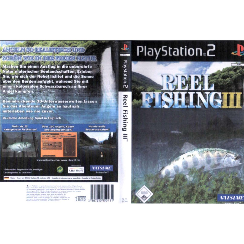 Kaset Ps2 Game Reel Fishing III
