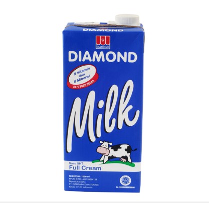 Jual Susu UHT Milk Diamond kemasan 1000 ml | Shopee Indonesia