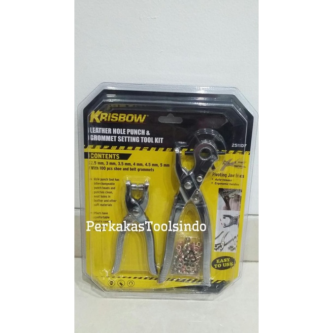 Jual Leather Hole Punch Set / Tang Plong Lubang & Tang Mata Ayam
