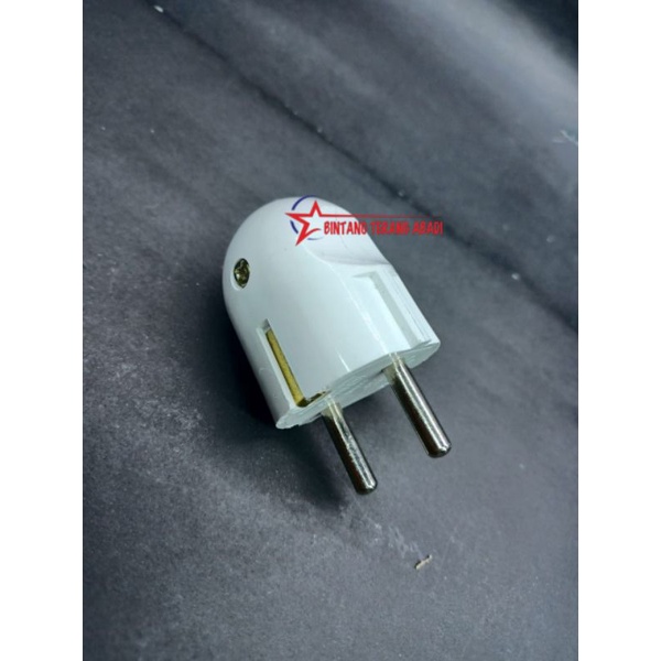 Jual STEKER BROCO ARDE 13310 WHITE ROUND PLUG / COLOKAN BULAT BROCO ...
