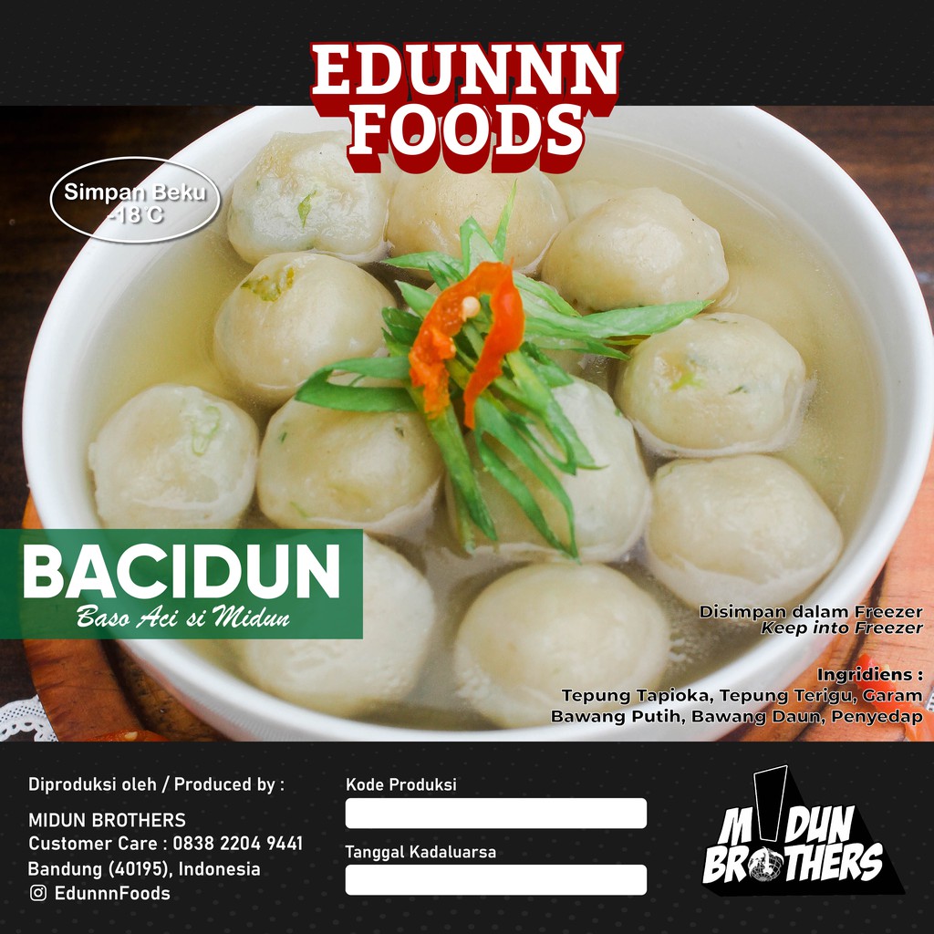 Jual Baso Aci Frozen Food Siap Masak Lengkap Dengan Bumbu Kuah Gurih