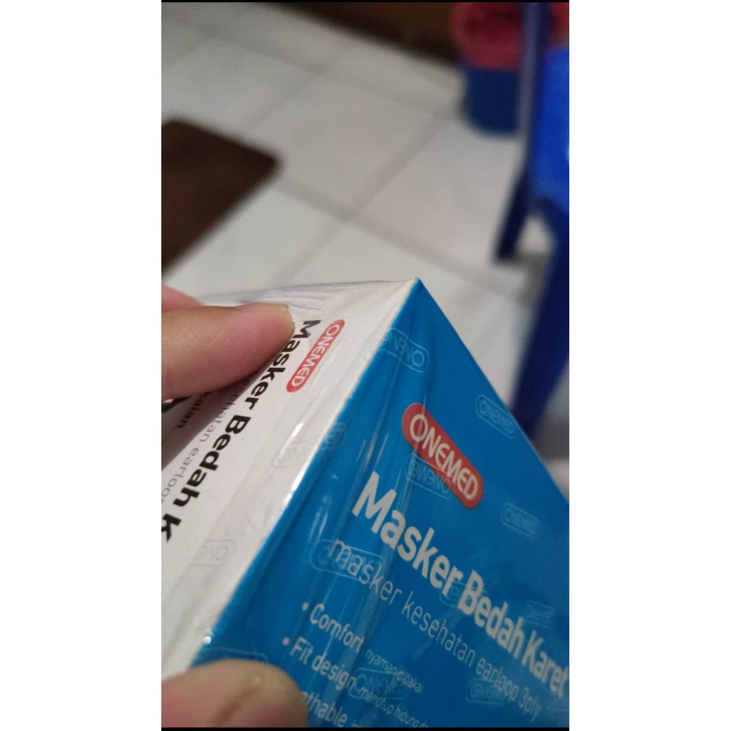 Jual onemed masker medis masker karet earloop onemed 3 ply isi 50 pcs ...