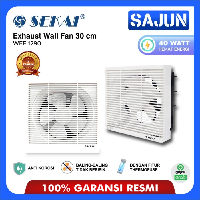 Jual Sekai Wall Exhaust Fan Wef Exhaust Tipe Dinding Cm Wef