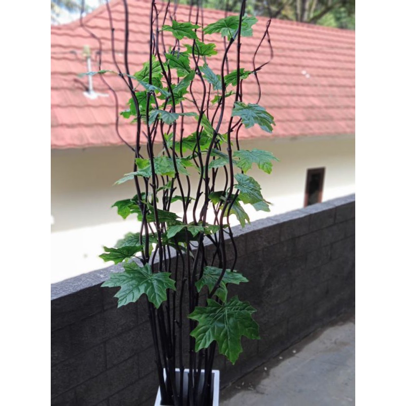 Jual HIASAN DAUN BAMBU ULIR#BAMBU ULIR DAUN MAPLE | Shopee Indonesia