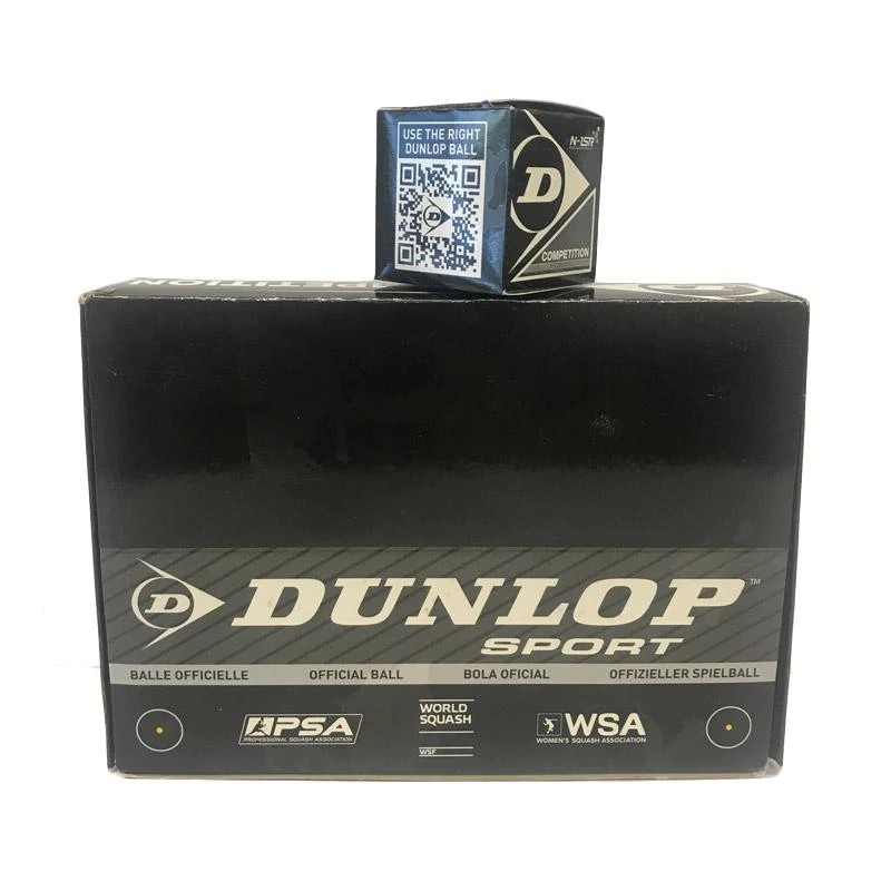 Balles de squash Dunlop Balles Squash Competition boîte de 12 – Pro Squash Shop