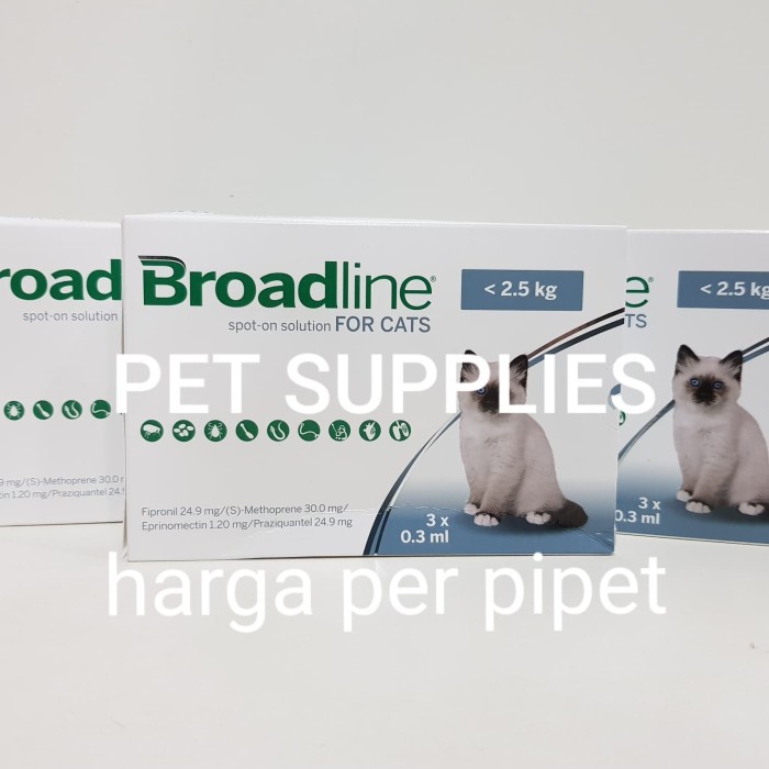 Jual Obat Kutu Kucing Ampuh Dan Komplit Broadline Ukuran Sampai Kg Shopee Indonesia