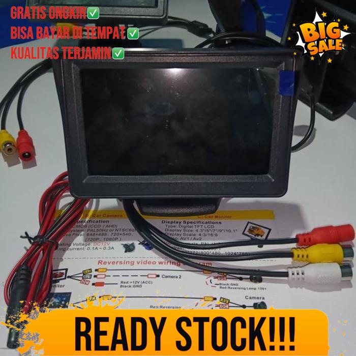 Jual Lcd Monitor Mini 4.3 Inch Tft Untuk Mobil Dan Rumah Dvdpsgpscctvre ...