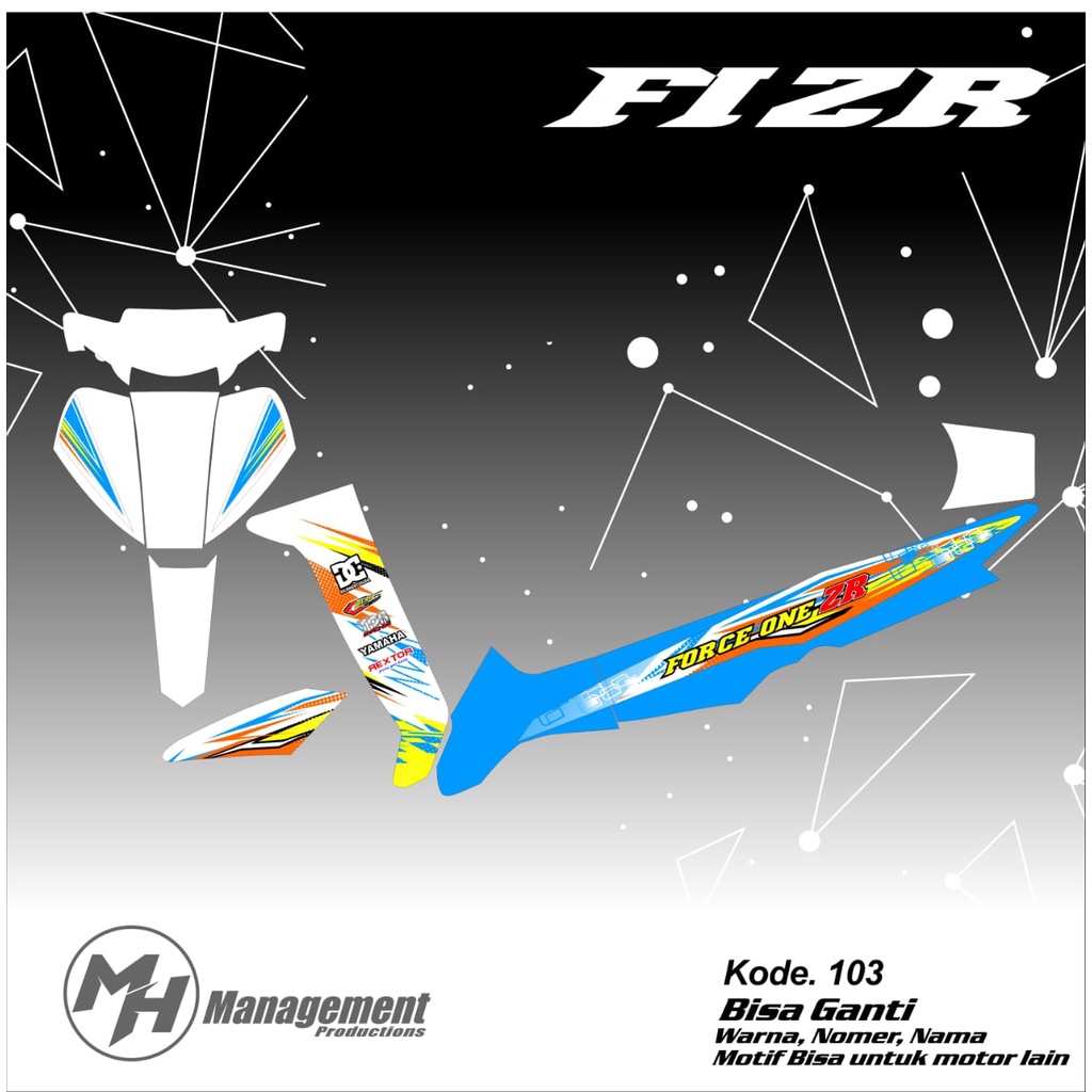 Jual DECAL /STICKER FIZR FULL BODY ( GLOSY/ DOFF) | Shopee Indonesia
