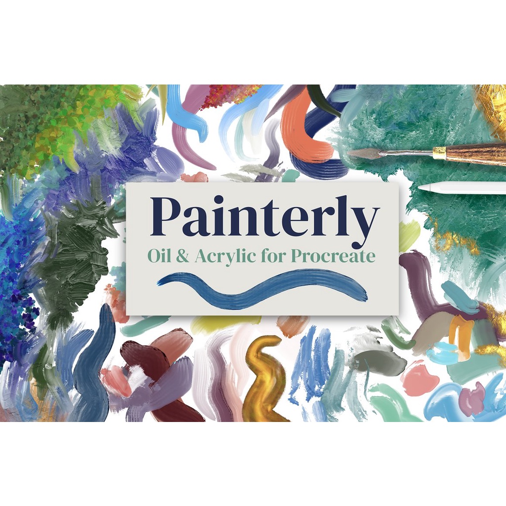Jual Procreate Brush - Painterly Brushes for Procreate | Shopee Indonesia