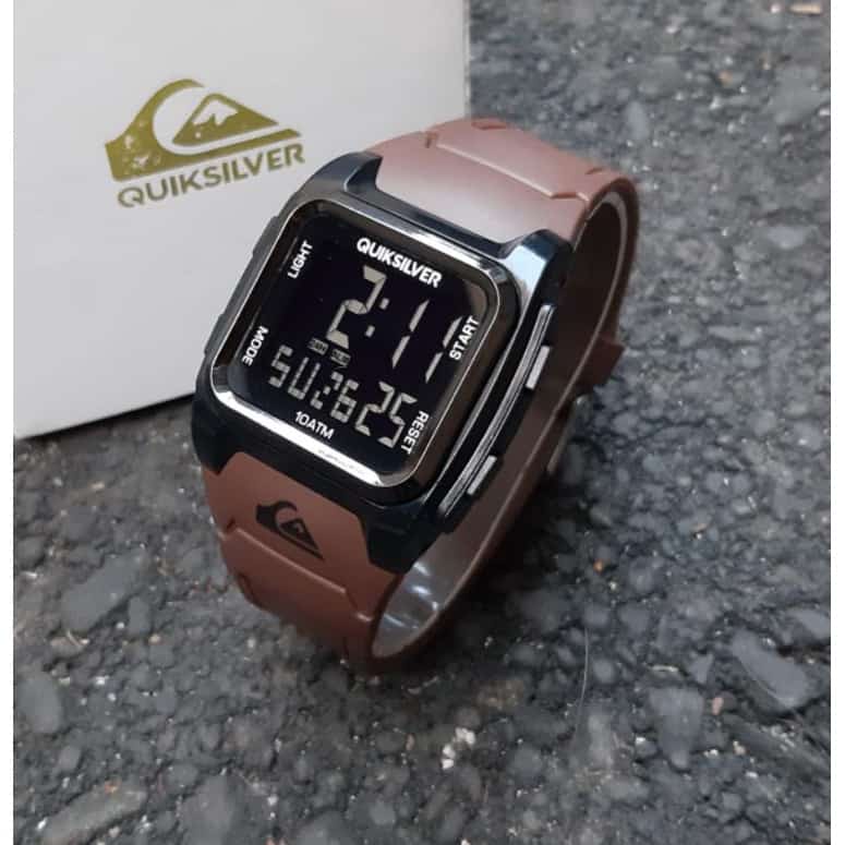 Jual Jam Tangan Pria Quicksilver Digital Segi Anti Air Shopee Indonesia