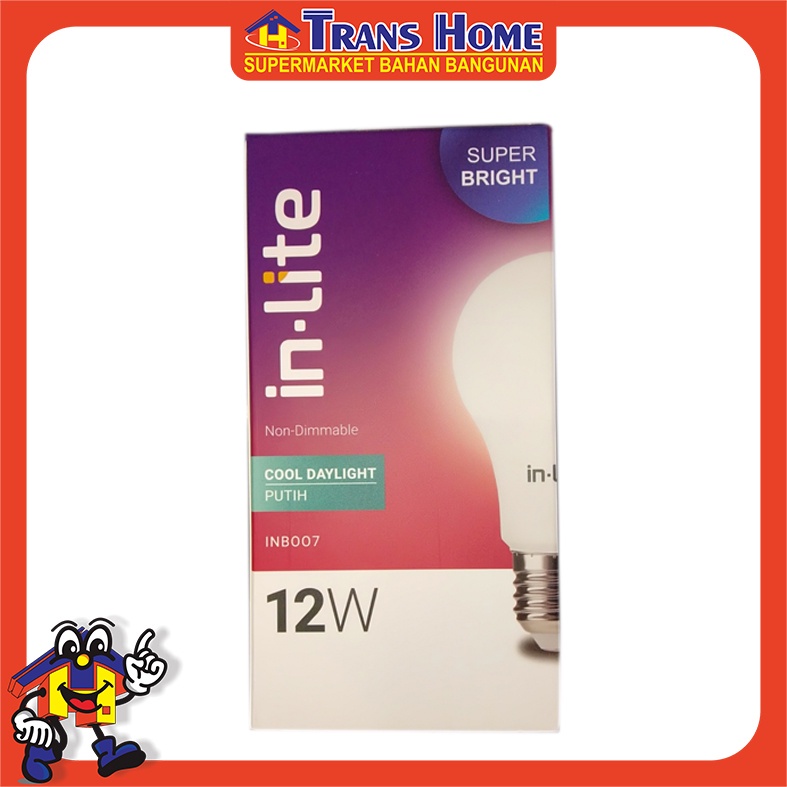 Jual Lampu In Lite BULB INB007 12 Watt Warna Putih #DC (In Lite ...