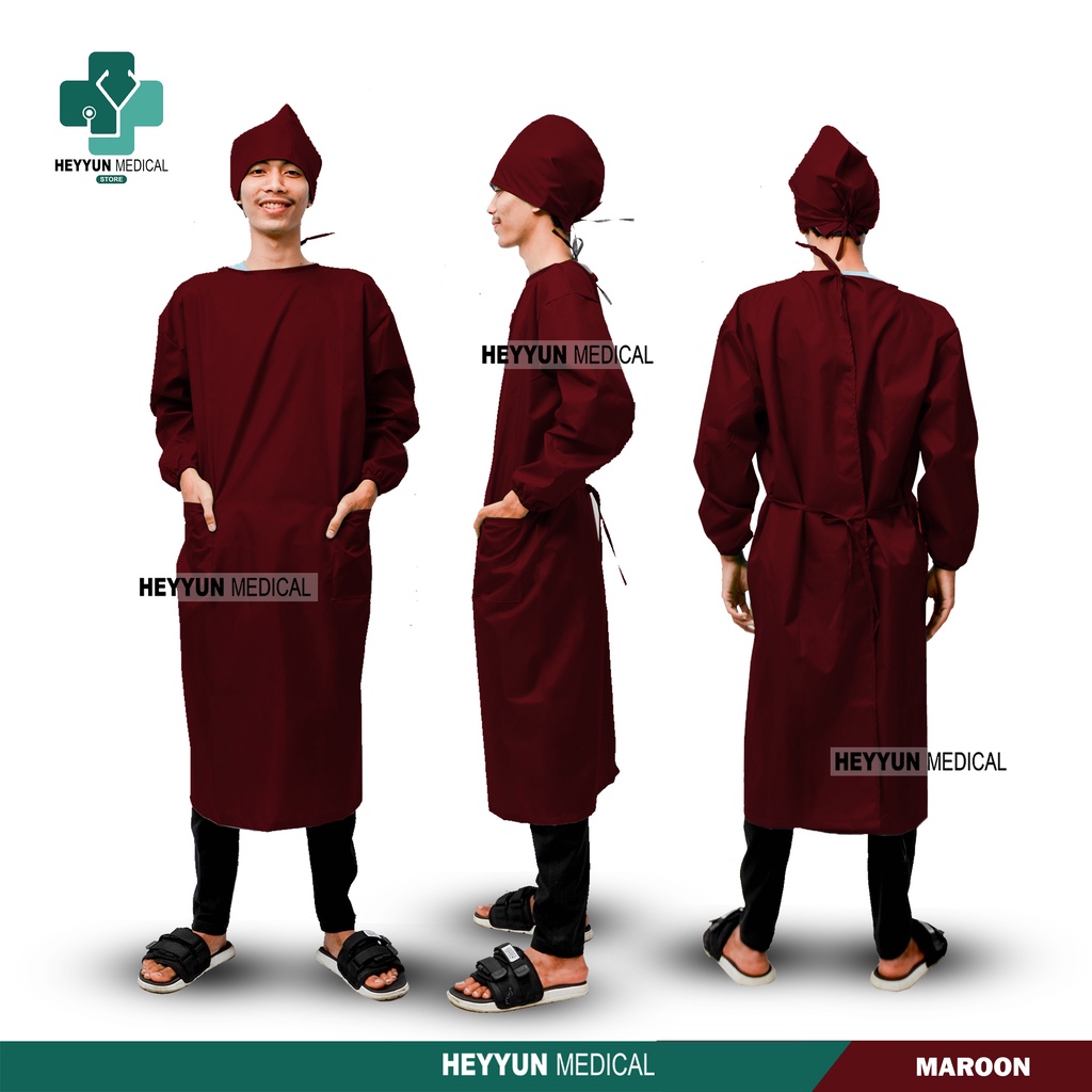 Jual Apd Gown Surgical Waterproof Baju Bedah Operasi Jubah Medis