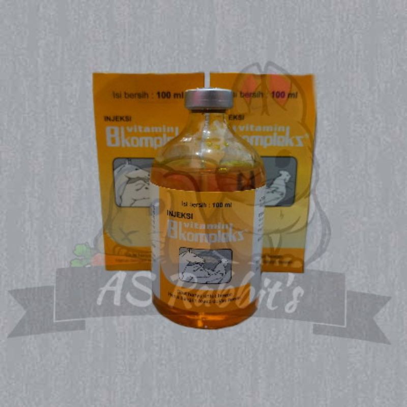 Jual VITAMIN B KOMPLEK 100ML - Injeksi Vitamin B Kompleks Untuk Hewan ...