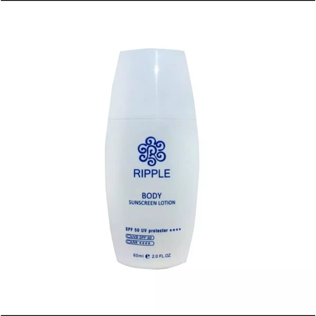 Jual RIPPLE BODY SUNSCREEN LOTION SPF 50 -60 ml | Shopee Indonesia