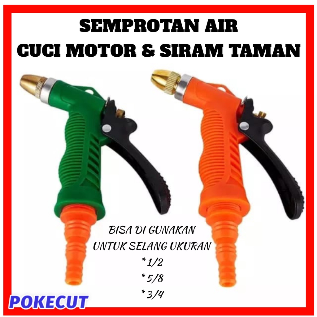 Jual PROMO Semprotan Air Taman Kebun Hose Nozzle / Kepala Semprotan ...