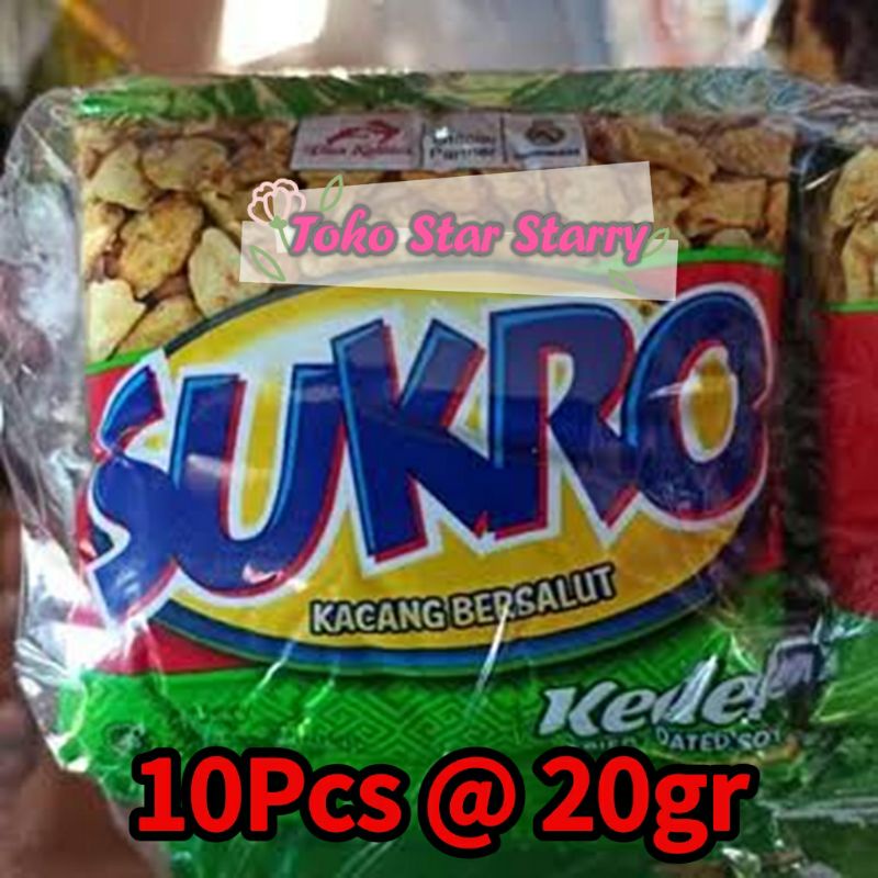 Jual [per Renteng] Kacang Sukro 12 20gr Renceng Isi 10 Pcs Kacang Sukro