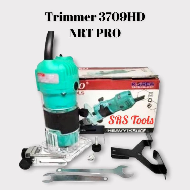 Jual NRT PRO 3709 HD Mesin Profil Kayu Kecil - Mini Wood Router Trimmer ...