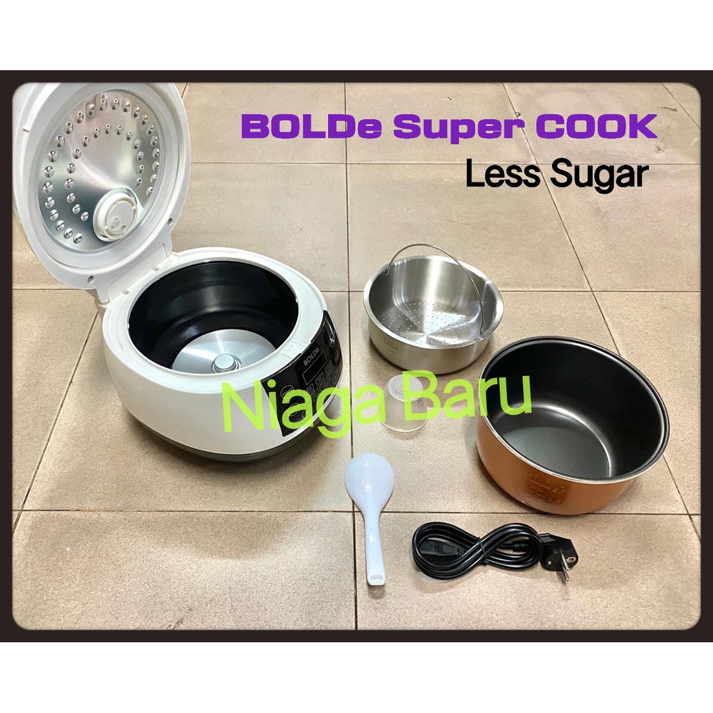 Jual Rice Cooker Bolde Super Cook Less Sugar 1 Liter Magic Com Digital
