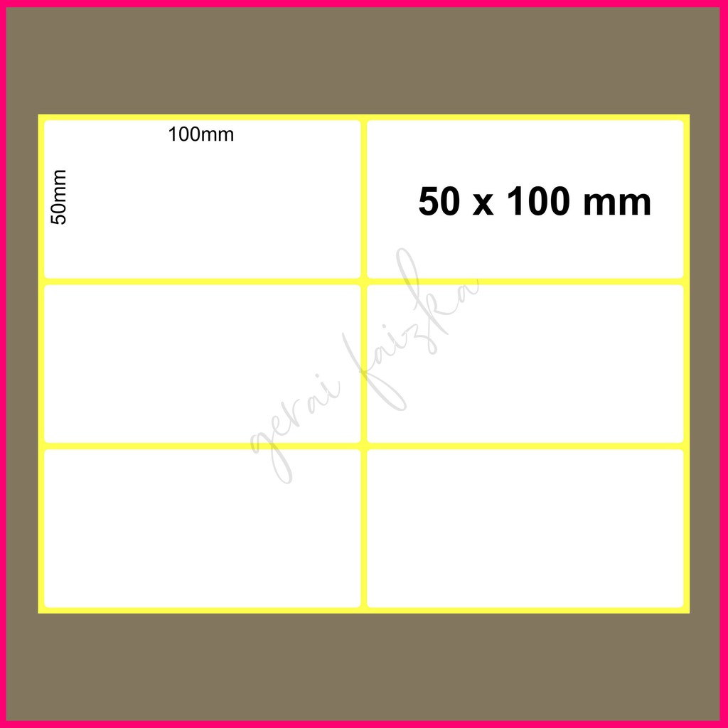 Jual 5x10 Cm Label Sticker 101 Label Undangan Shopee Indonesia