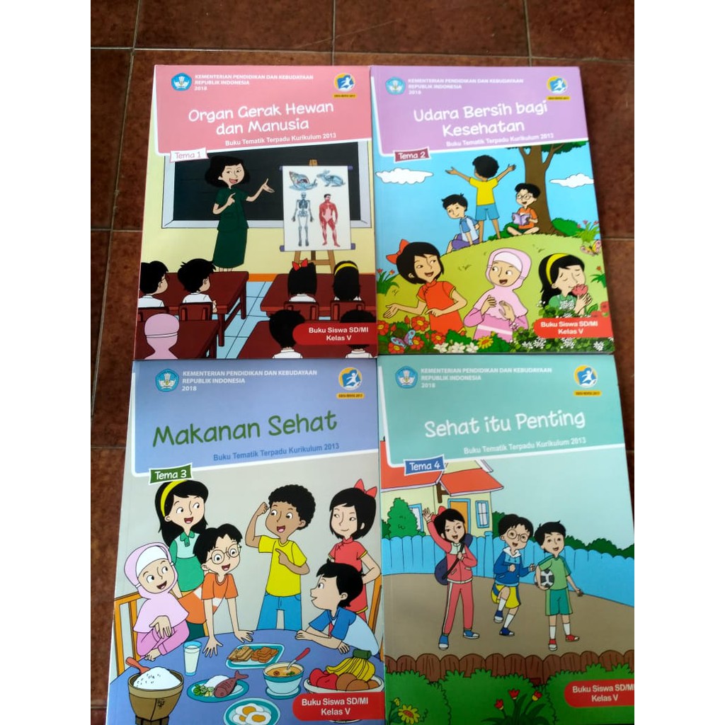 Jual PAKET BUKU TEMATIK KELAS 5 SD/MI SEMESTER 1 TEMA 1,2,3,4,5 ...