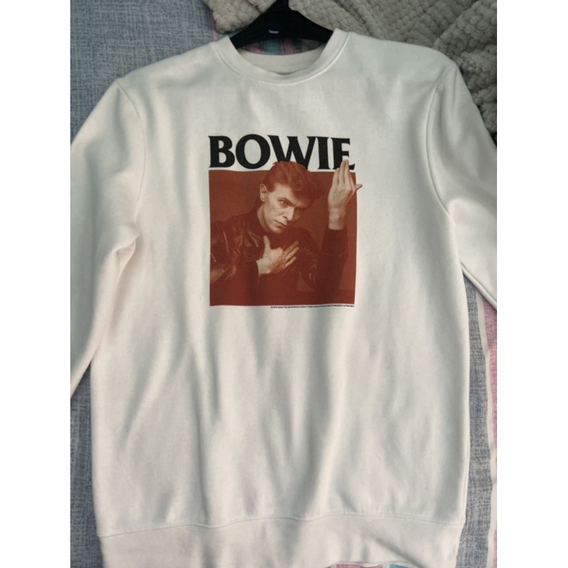 H&m bowie sweatshirt hotsell
