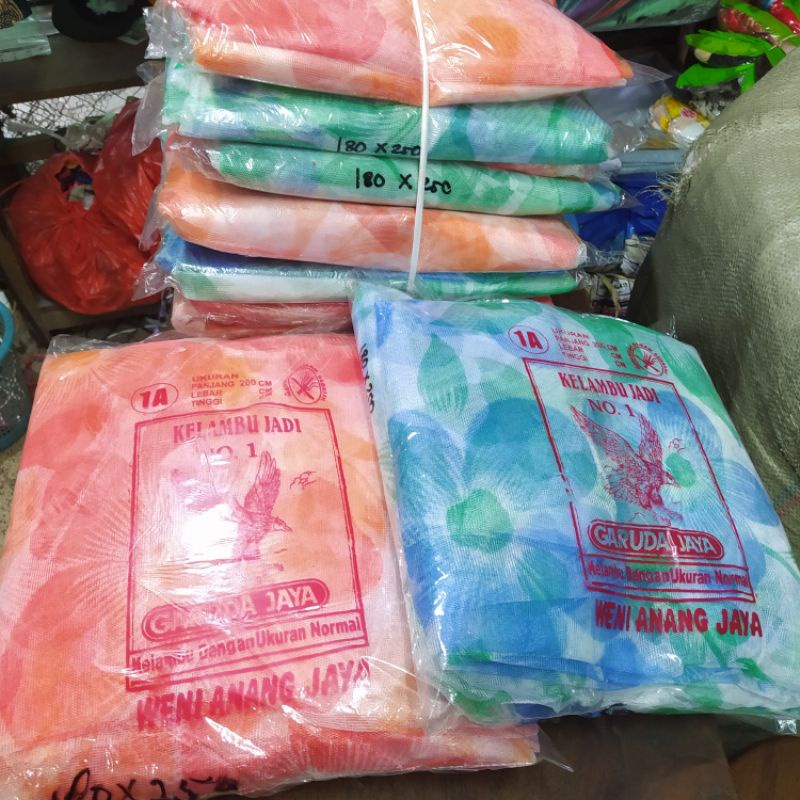 Jual PN Selambu Nyamuk Garuda Jaya Jumbo 180x250 t. 180cm | Shopee ...