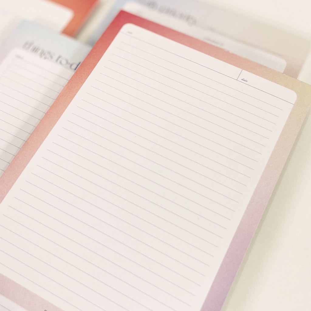 Jual Papermark - Notepad Ruled Gradient | Shopee Indonesia