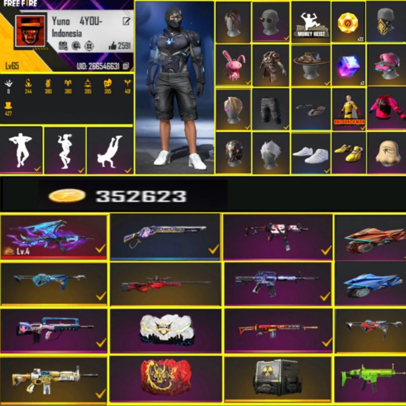 Jual Akun Free Fire Murah Shopee Indonesia