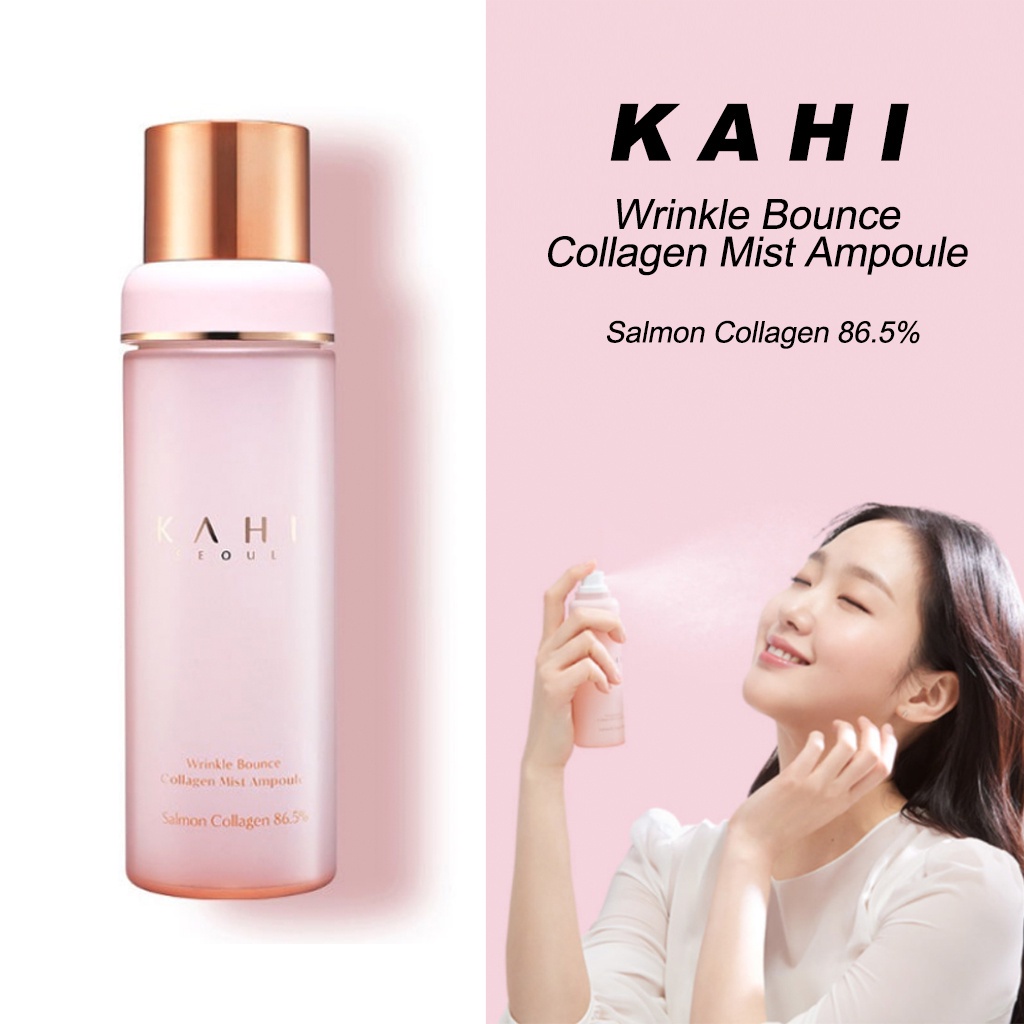 Jual KAHI Wrinkle Bounce Collagen Mist Ampoule 100 ml | Shopee Indonesia