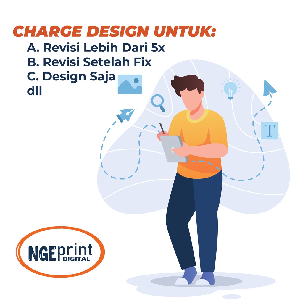 Jual CHARGE DESIGN NGEPRINT DIGITAL | Shopee Indonesia