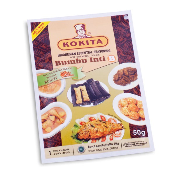 Jual KOKITA Bumbu Inti B - Inti Dasar Makanan Dengan Kunyit 50gr ...