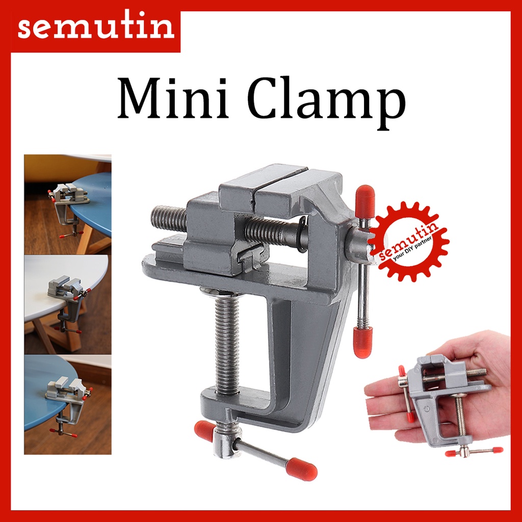 Jual Mini Clamp / Ragum Catok Meja / Vise Besi Klem Penjepit Perhiasan ...