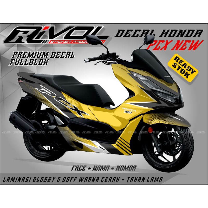 Jual Decal stiker variasi motor Honda pcx 150/160 fullbody | Shopee ...