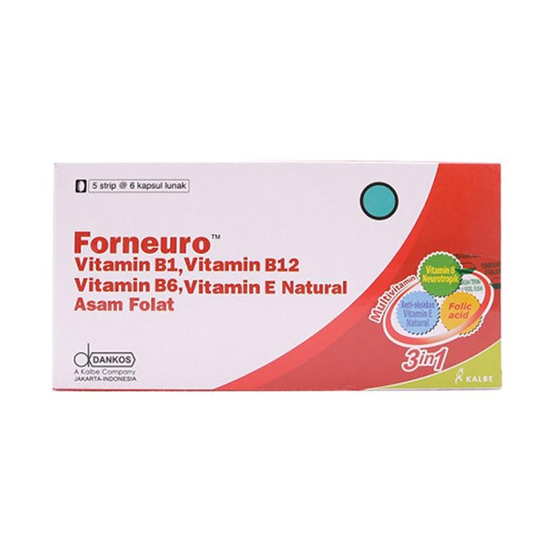 Jual Forneuro Vitamin B1 B6 B12 E Anemia Original Shopee Indonesia
