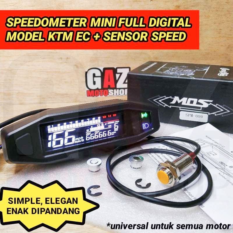 Jual Speedometer Digital Model Ktm Xc Spido Led Full Indikator